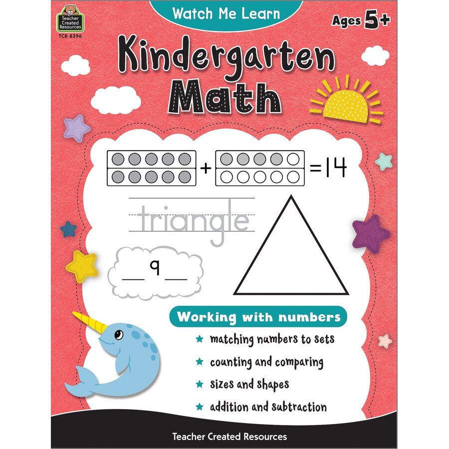 Watch Me Learn: Kindergarten Math-Math Books-Tools 4 Teaching-Classroom Decor and More