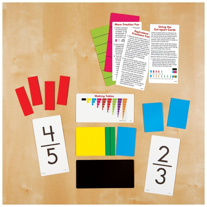 Fraction Fun Skill Drill Flash Cards-Flashcards-Tools 4 Teaching-Classroom Decor and More