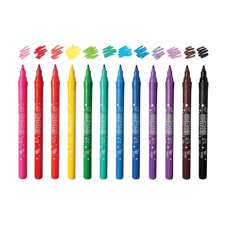 Yummy Yummy Scented Markers - Set of 12-Art Supplies-Tools 4 Teaching-Classroom Decor and More