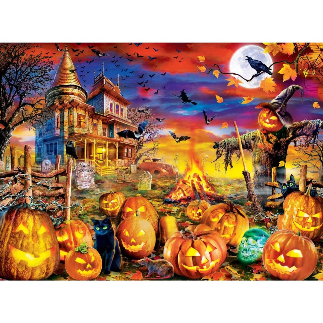 Halloween Glow in the Dark - The Pumpkin King 100 Piece Jigsaw Puzzle-Tools 4 Teaching-Classroom Decor and More