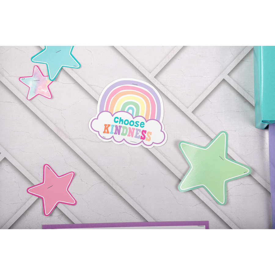 Pastel Pop Stars Accents - Assorted Sizes-Accents-Tools 4 Teaching-Classroom Decor and More