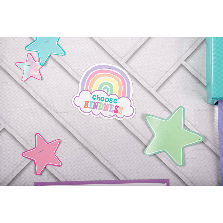 Pastel Pop Stars Accents - Assorted Sizes-Accents-Tools 4 Teaching-Classroom Decor and More