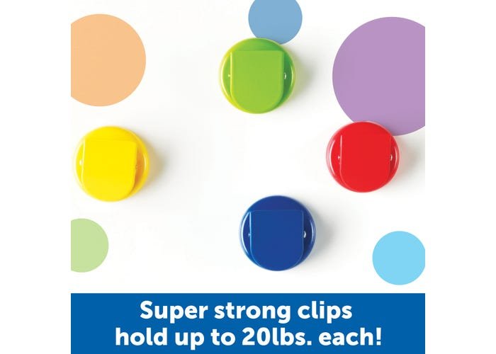 Super Strong Magnetic Clips-Magnets-Tools 4 Teaching-Classroom Decor and More