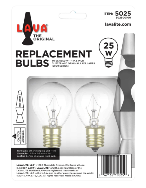 Replacement Bulbs Lava Lamp-Lava-Tools 4 Teaching-Classroom Decor and More