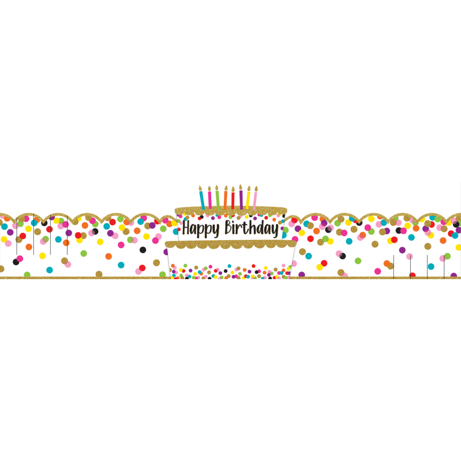 Confetti Happy Birthday Crowns-Birthday-Tools 4 Teaching-Classroom Decor and More
