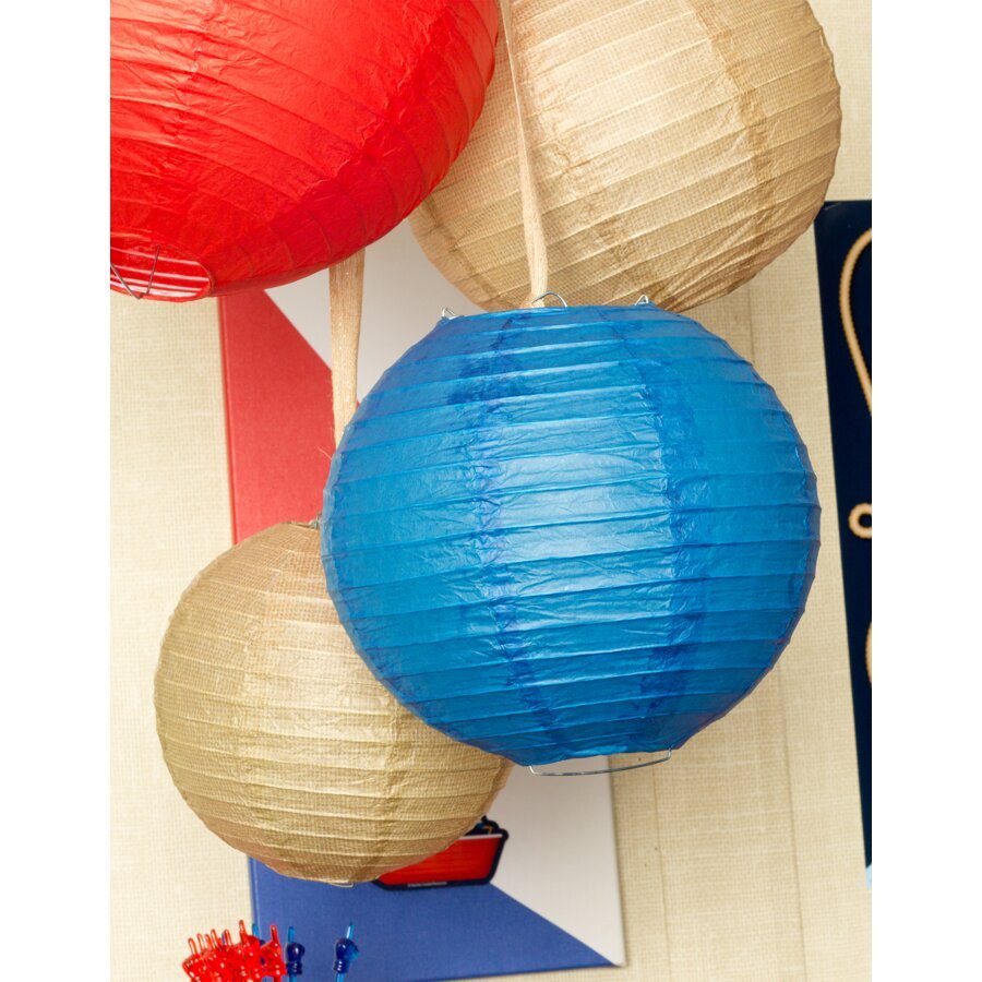 Burlap Paper Lanterns-Lanterns-Tools 4 Teaching-Classroom Decor and More