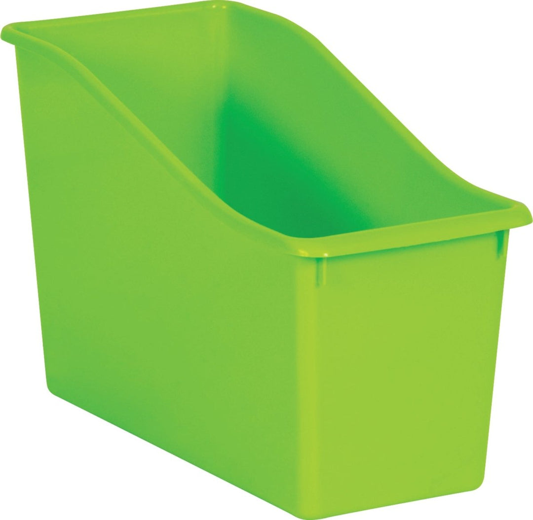 Plastic Book Bin: Lime-Organization-Tools 4 Teaching-Classroom Decor and More
