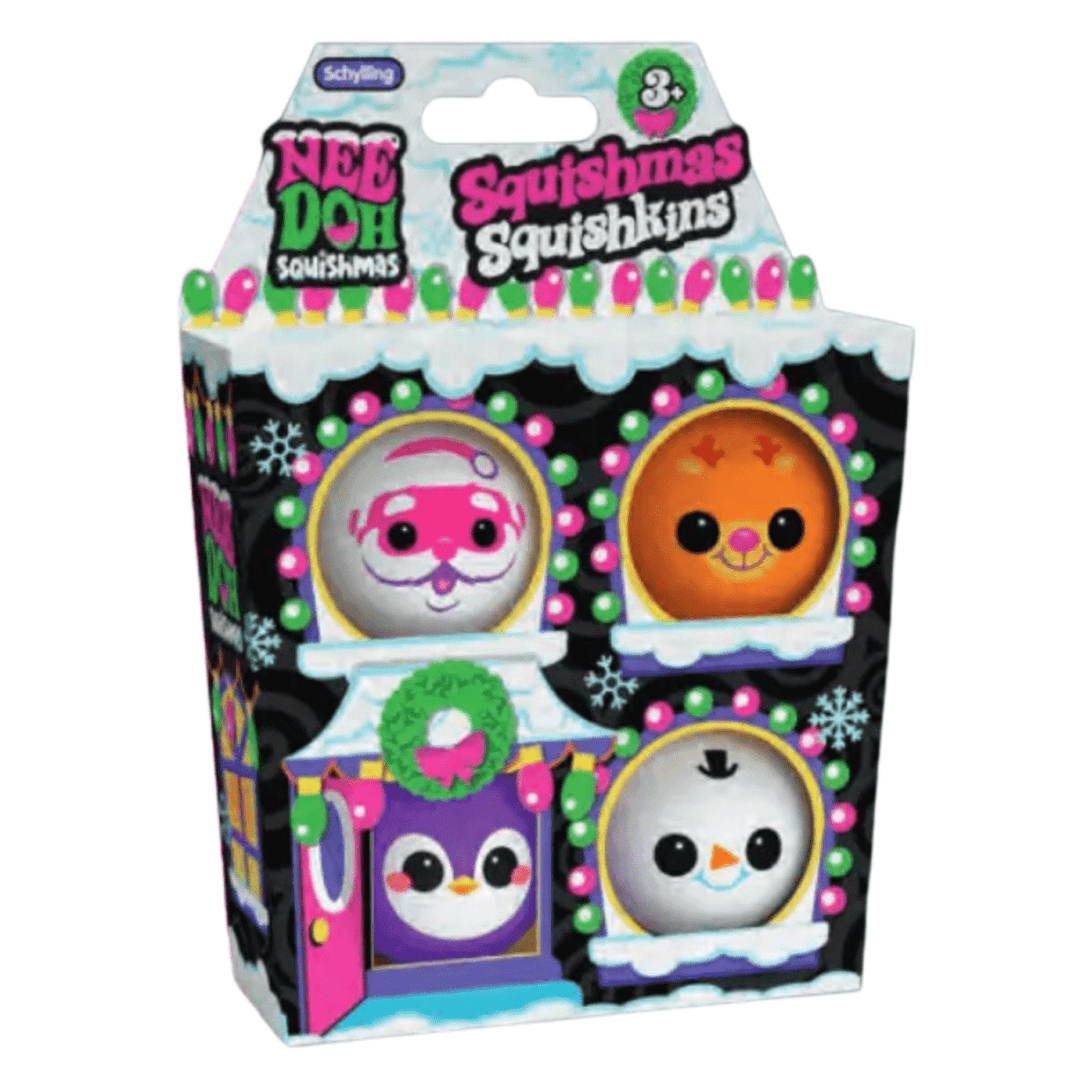 NeeDoh® Squishmas Squishkins 24-Tools 4 Teaching-Classroom Decor and More