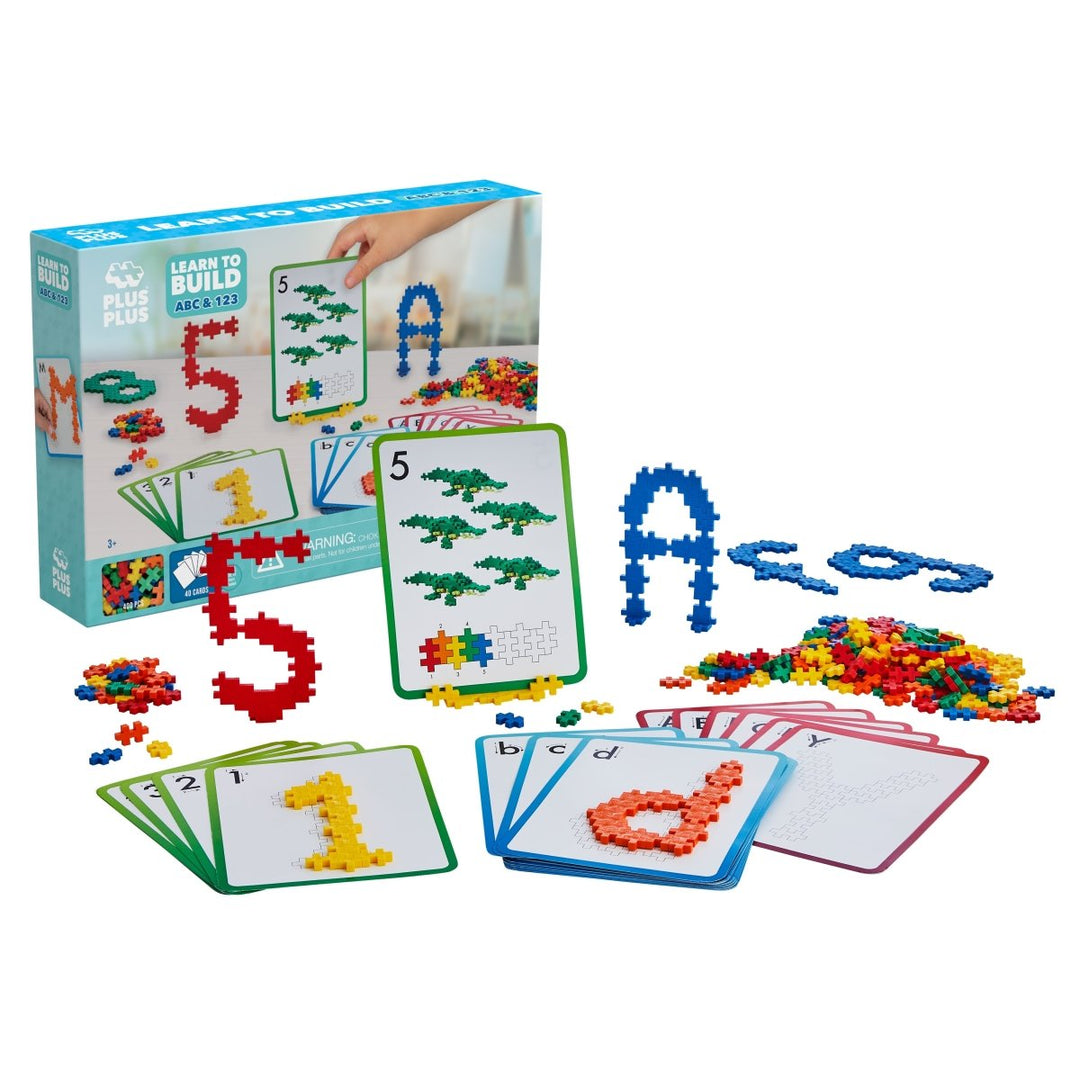 PLUS PLUS® Learn to Build - ABC & 123 - Tools 4 Teaching