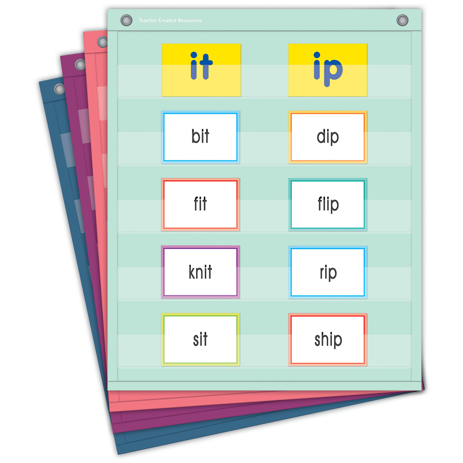 Oh Happy Day Magnetic Mini Pocket Charts (14" x 17")-Charts-Tools 4 Teaching-Classroom Decor and More