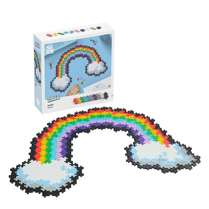 PLUS PLUS® Puzzle by Number® - 500 PC - Rainbow-Plus Plus-Tools 4 Teaching-Classroom Decor and More