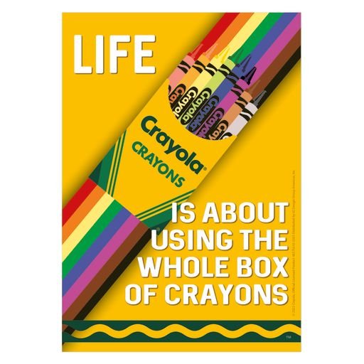 Crayola - Use the Whole Box of Crayons-Posters-Tools 4 Teaching-Classroom Decor and More