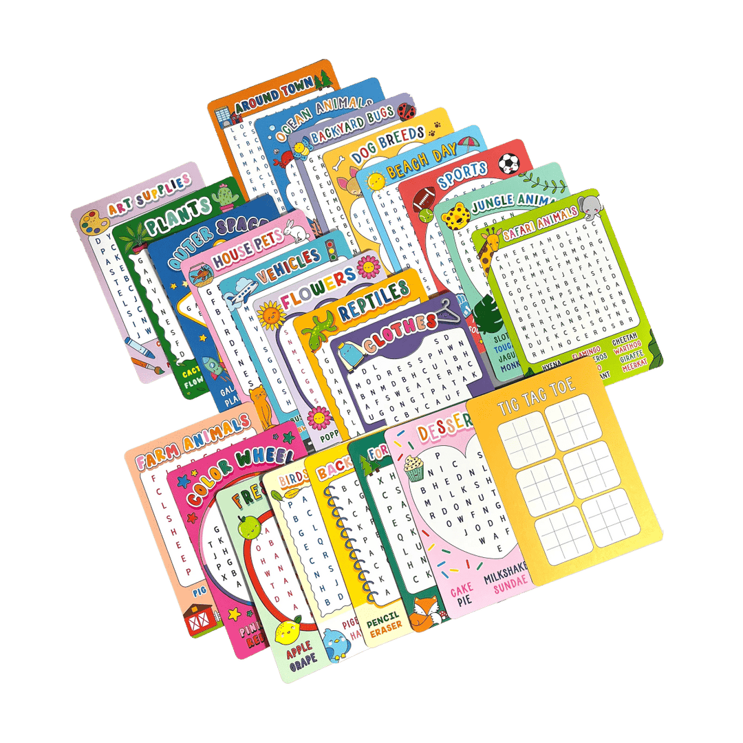Word Search Activity Cards-Travel-Tools 4 Teaching-Classroom Decor and More