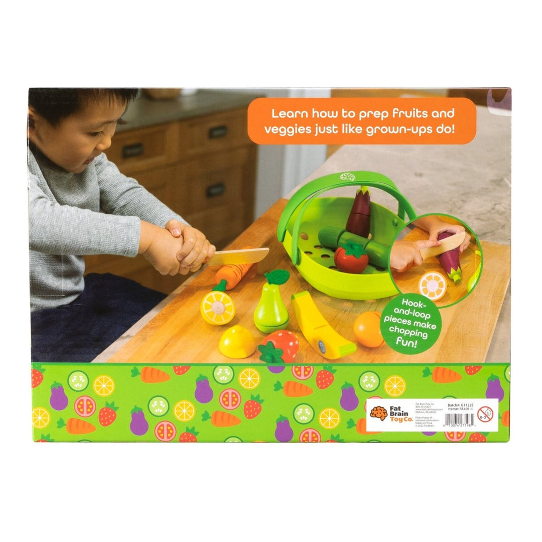 Pretendables Fruit & Veggie Basket-Play Food-Tools 4 Teaching-Classroom Decor and More