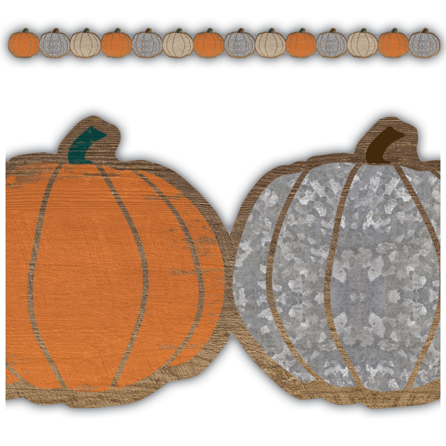 Home Sweet Classroom Pumpkins Die Cut Border Trim-Tools 4 Teaching-Classroom Decor and More