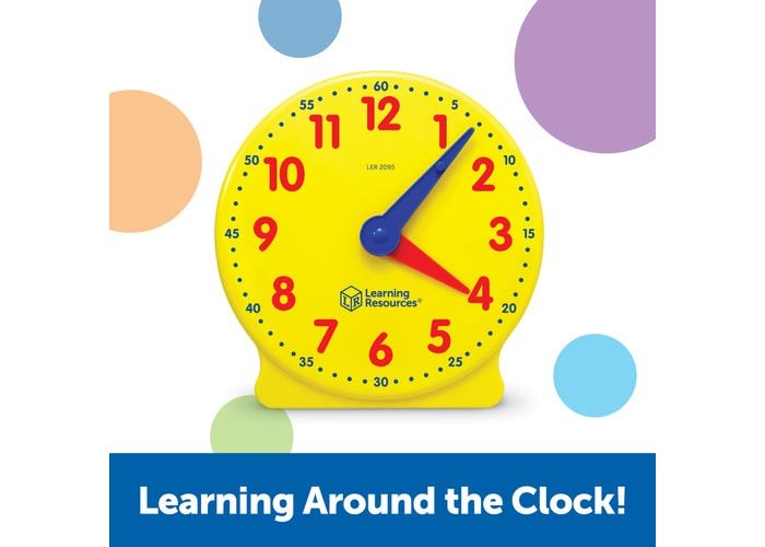 Big Time™ Student Clock-Time & Money-Tools 4 Teaching-Classroom Decor and More