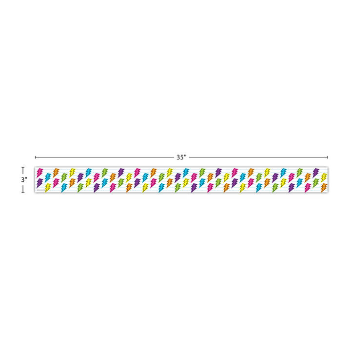 Brights 4Ever Lightning Bolts Straight Border Trim-Borders-Tools 4 Teaching-Classroom Decor and More