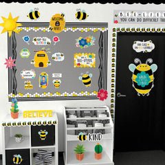 Busy Bees Bulletin Board Set-Bulletin Board Sets-Tools 4 Teaching-Classroom Decor and More