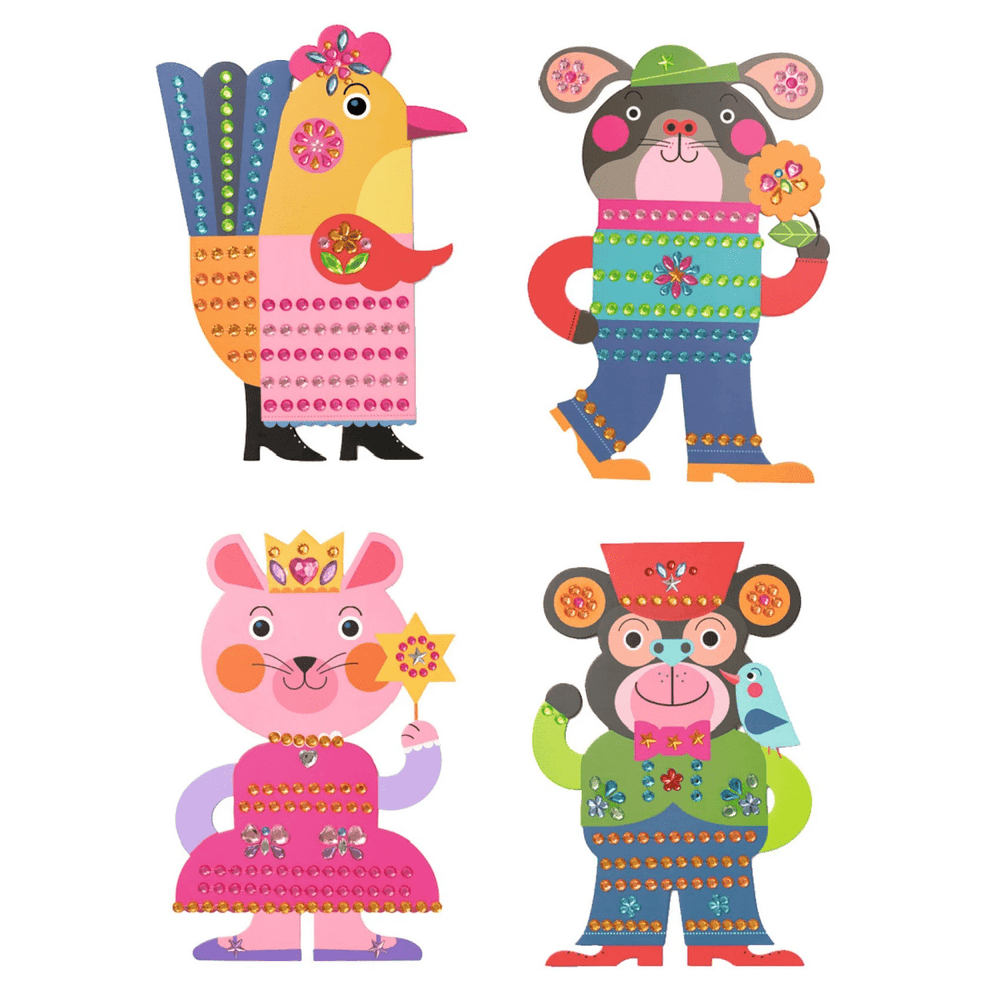 Sparkles Sticker Collage Craft Kit-Craft Activity-Tools 4 Teaching-Classroom Decor and More