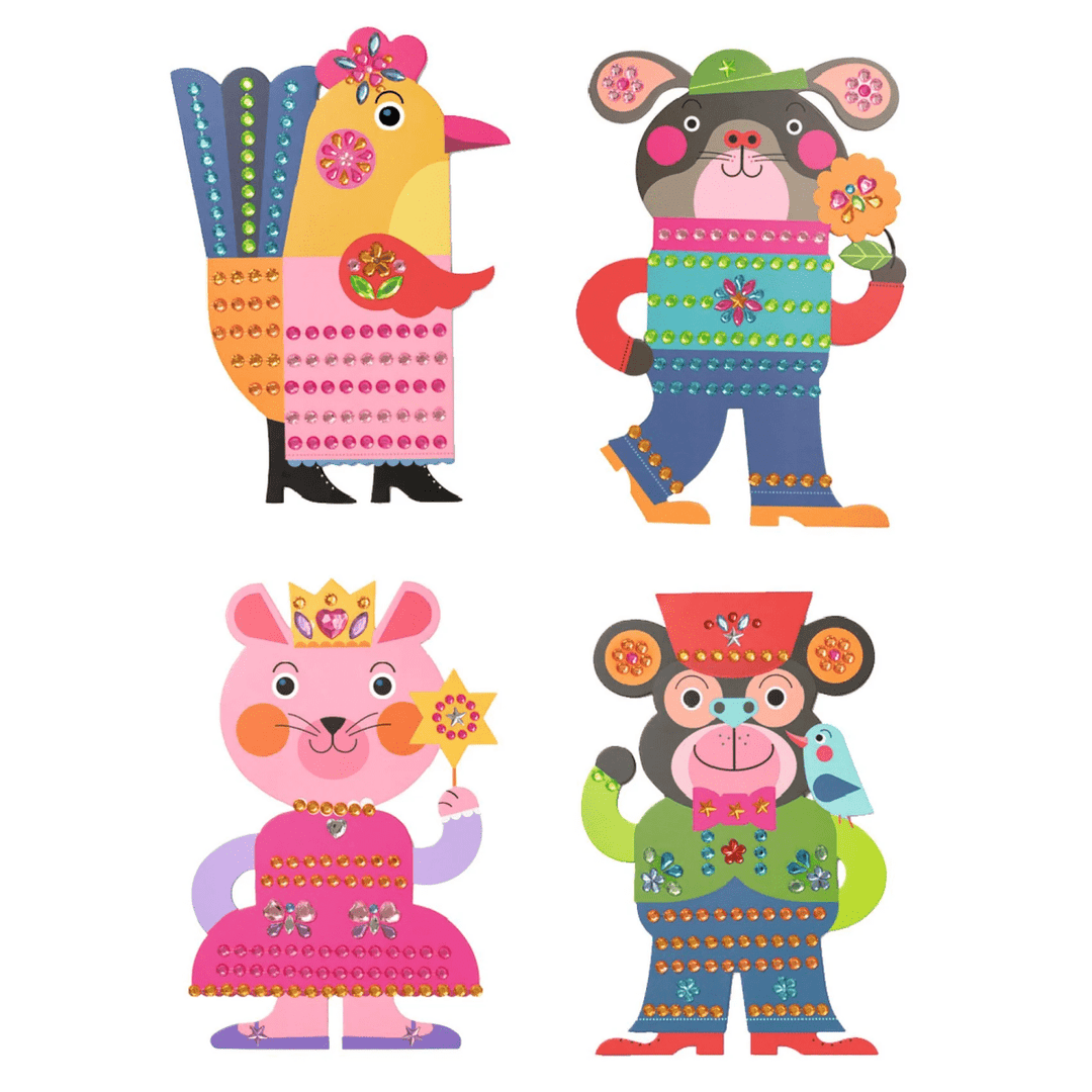 Sparkles Sticker Collage Craft Kit-Craft Activity-Tools 4 Teaching-Classroom Decor and More