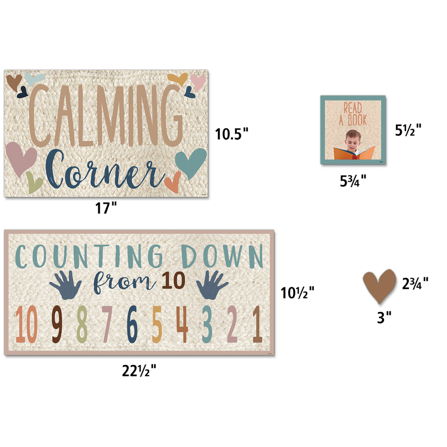 Everyone is Welcome Calming Corner Bulletin Board-Bulletin Board Sets-Tools 4 Teaching-Classroom Decor and More