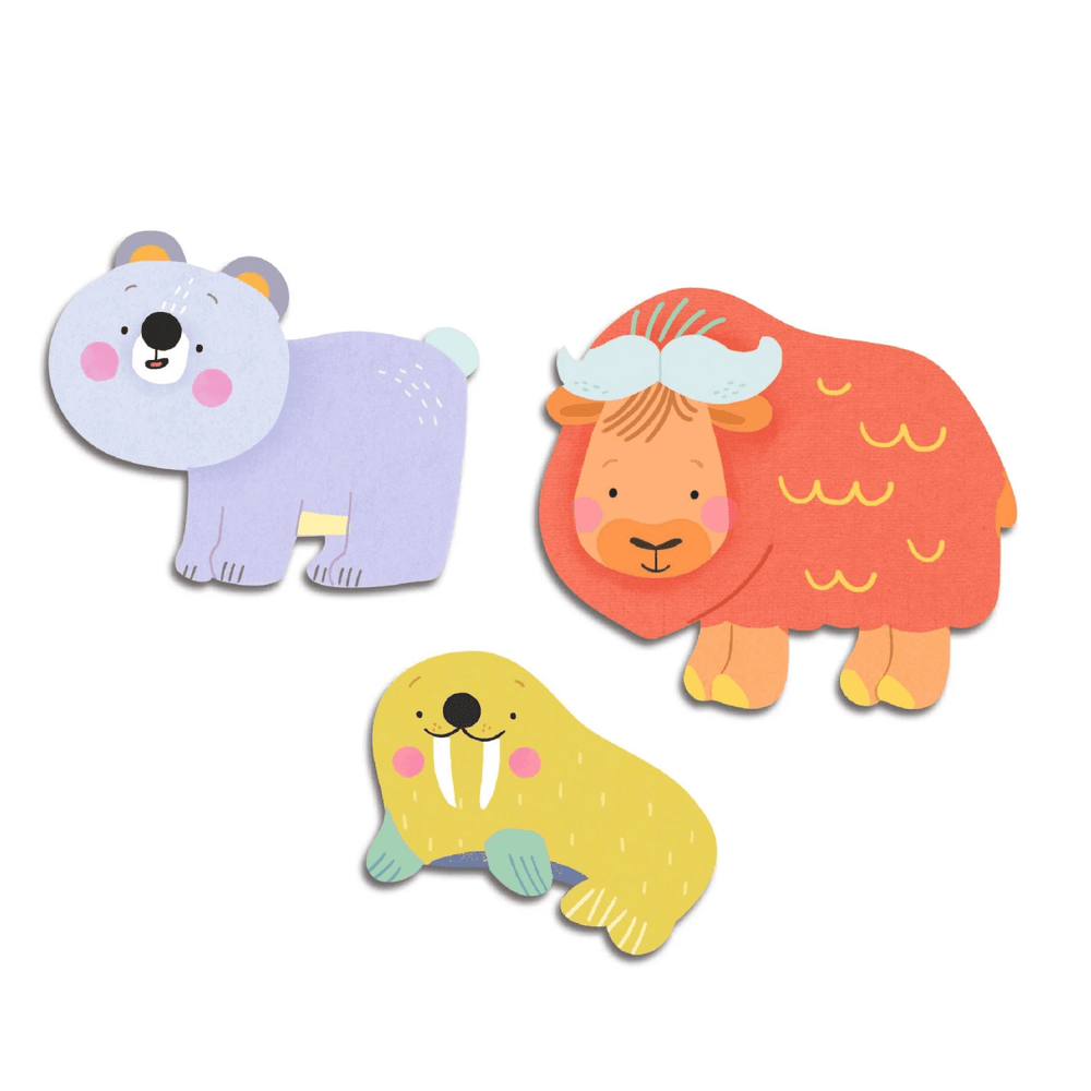 Ice Field Animals Baby Stickers-Craft Activity-Tools 4 Teaching-Classroom Decor and More