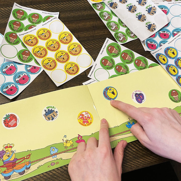 Stickers on Parade Sticker Collector Album (stickers sold separately)-Stickers-Tools 4 Teaching-Classroom Decor and More