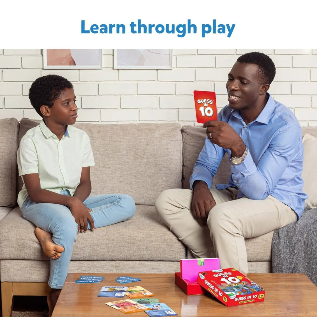 Guess in 10: States Of America | Trivia card game (ages 8+)-Craft Activity-Tools 4 Teaching-Classroom Decor and More