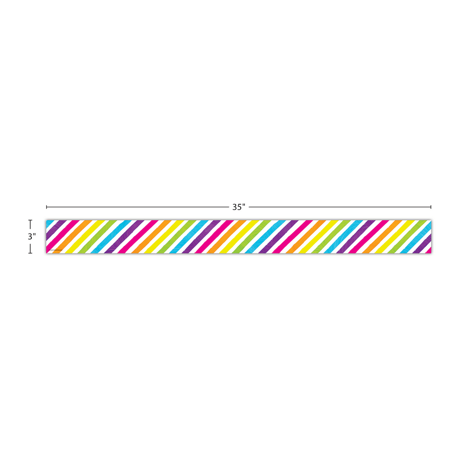 Brights 4Ever Stripes Straight Border Trim-Borders-Tools 4 Teaching-Classroom Decor and More