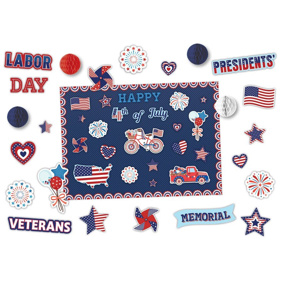 Patriotic Create & Decorate Quick Kit-Tools 4 Teaching-Classroom Decor and More