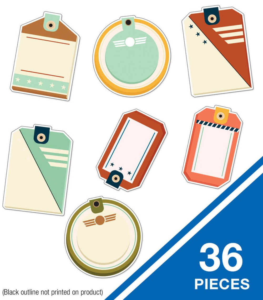 Let's Explore Travel Tags Cutouts-Accents-Tools 4 Teaching-Classroom Decor and More