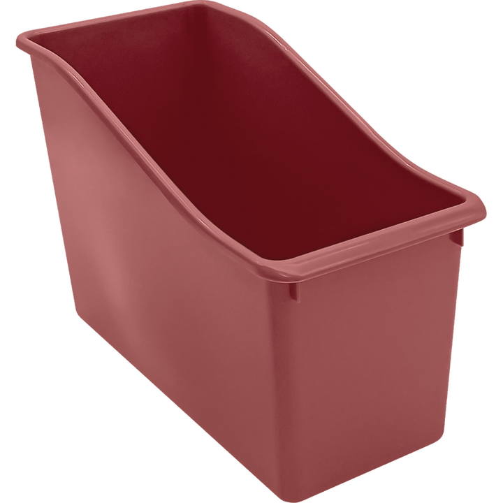Deep Rose Plastic Book Bin-Organization-Tools 4 Teaching-Classroom Decor and More