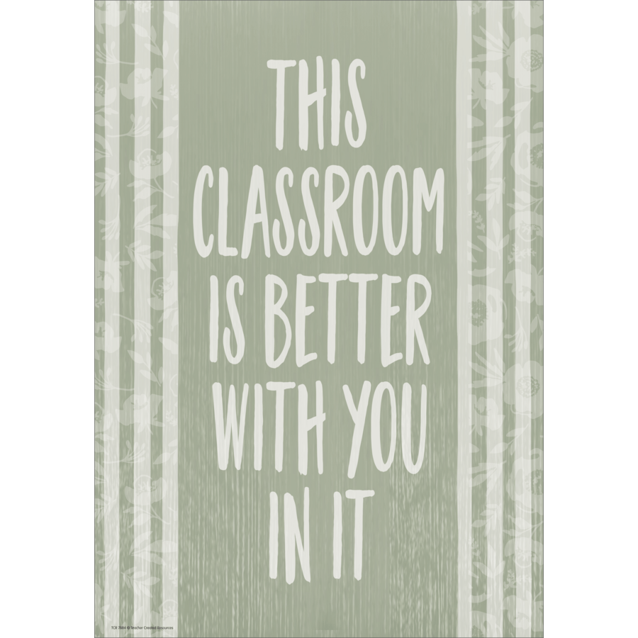 This Classroom Is Better with You in It Positive Poster-Posters-Tools 4 Teaching-Classroom Decor and More