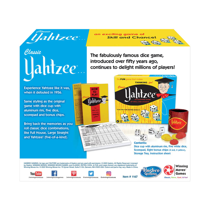 Classic Yahtzee® Game-Games-Tools 4 Teaching-Classroom Decor and More