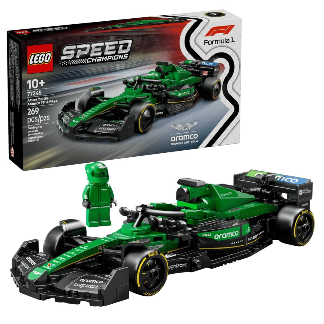 LEGO® Speed Champions Aston Martin Aramco F1® AMR24 Race Car-LEGO-Tools 4 Teaching-Classroom Decor and More