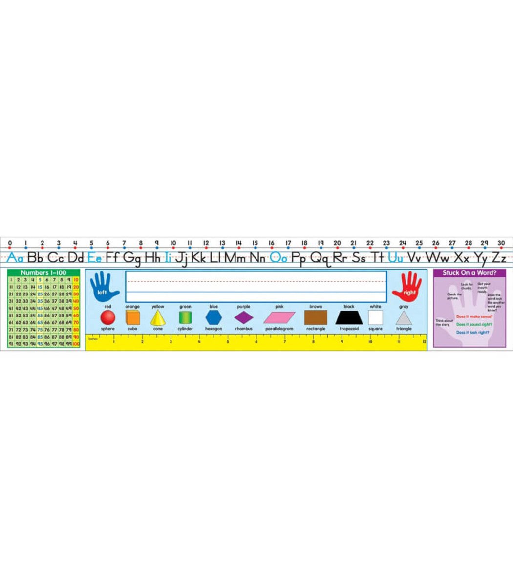 Traditional Manuscript Quick Stick Nameplates Grade 1-2-Nameplates & Name Tags-Tools 4 Teaching-Classroom Decor and More