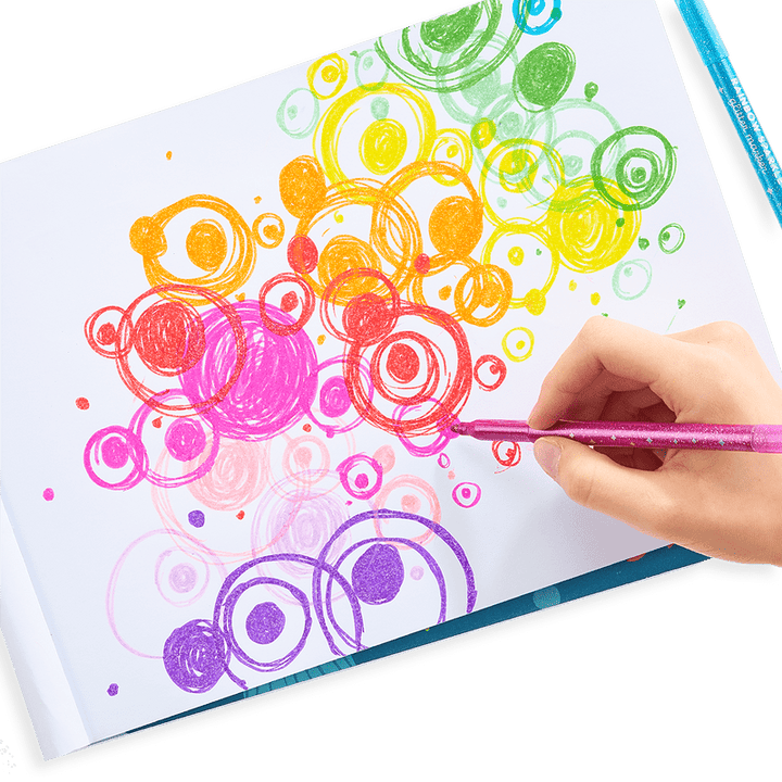 Rainbow Sparkle Glitter Markers - Set of 15-Art Supplies-Tools 4 Teaching-Classroom Decor and More