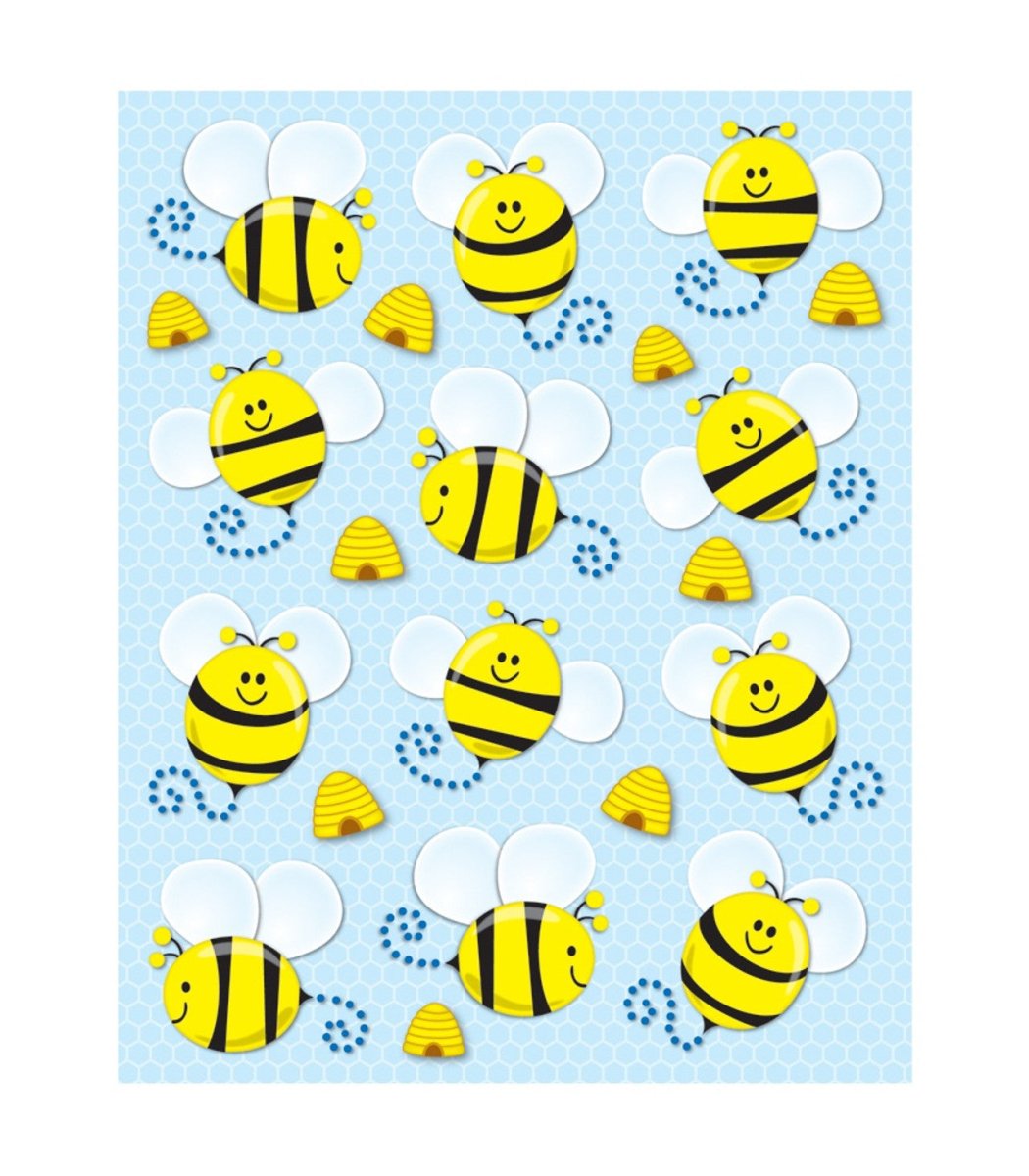 Bees Shape Stickers - Tools 4 Teaching
