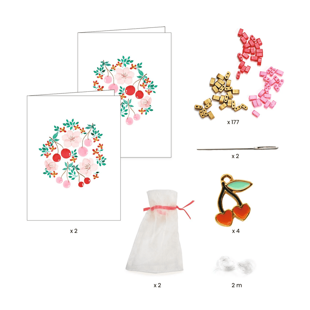 Tila and Cherries Beads & Jewelry-Craft Activity-Tools 4 Teaching-Classroom Decor and More