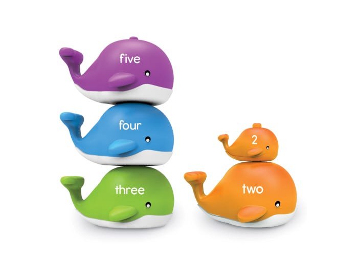 Snap-n-Learn™ Stacking Whales-Numbers, Counting & Sorting-Tools 4 Teaching-Classroom Decor and More