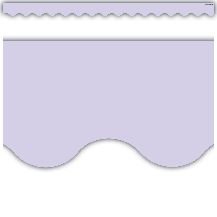Lavender Scalloped Border Trim-Borders-Tools 4 Teaching-Classroom Decor and More