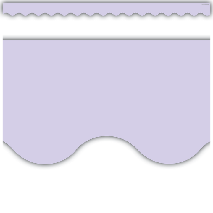Lavender Scalloped Border Trim-Borders-Tools 4 Teaching-Classroom Decor and More