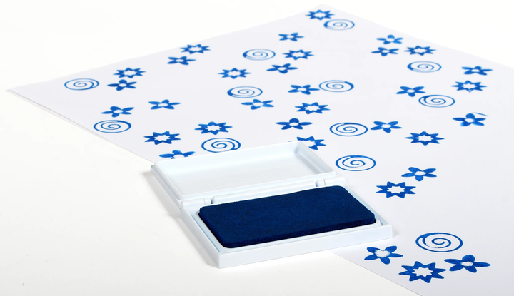 Washable Scented Stamp Pad - Blue (Blueberry)-Stamps &amp; Stamp Pads-Tools 4 Teaching-Classroom Decor and More
