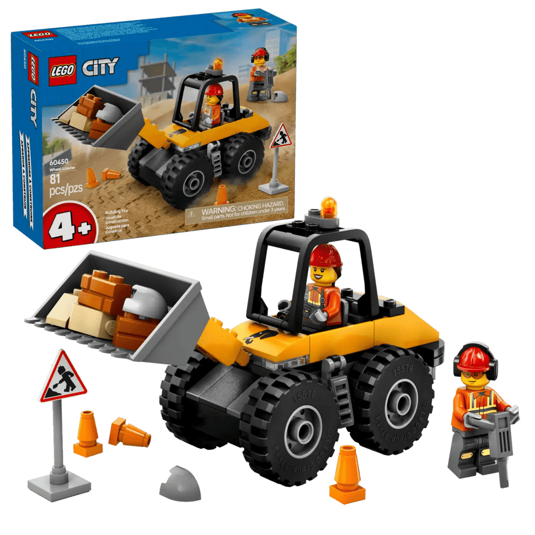 LEGO® City Yellow Construction Wheel Loader-LEGO-Tools 4 Teaching-Classroom Decor and More