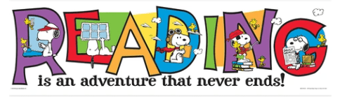 Snoopy Reading Banner-Banner-Tools 4 Teaching-Classroom Decor and More