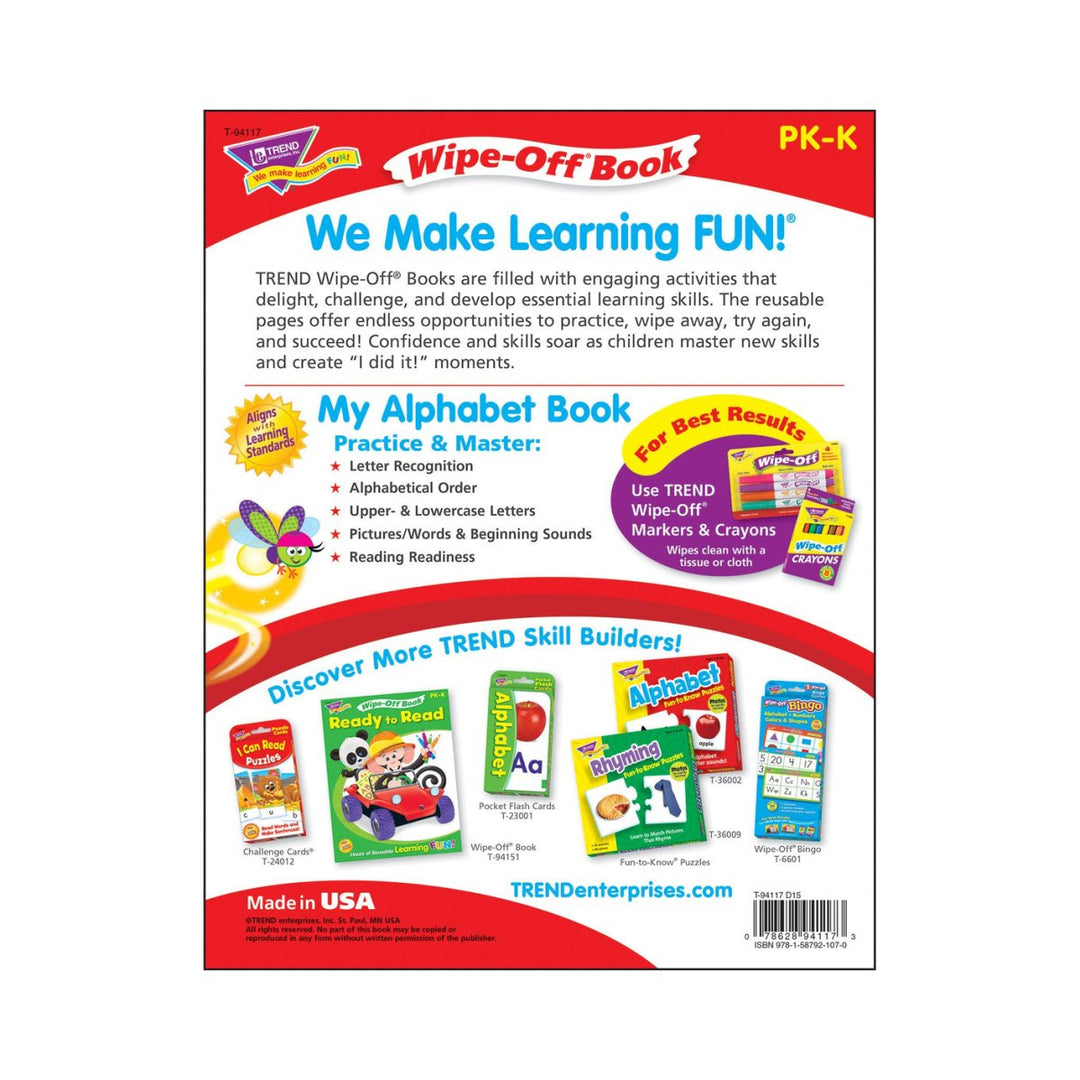 My Alphabet Book Wipe-Off® Book-Subjects - Reading - Reading Books-Tools 4 Teaching-Classroom Decor and More