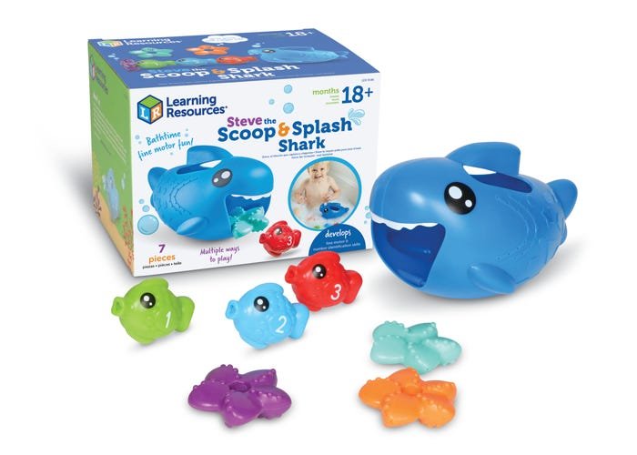 Steve the Scoop & Splash Shark™-Sensory-Tools 4 Teaching-Classroom Decor and More