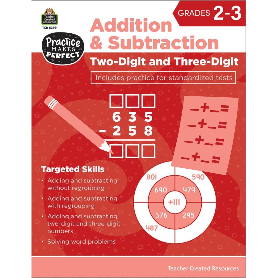 PMP: Addition & Subtraction Two-Digit and Three-Digit (Gr. 2–3)-Addition & Subtraction-Tools 4 Teaching-Classroom Decor and More