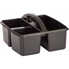 Plastic Storage Caddy: Black-Organization-Tools 4 Teaching-Classroom Decor and More