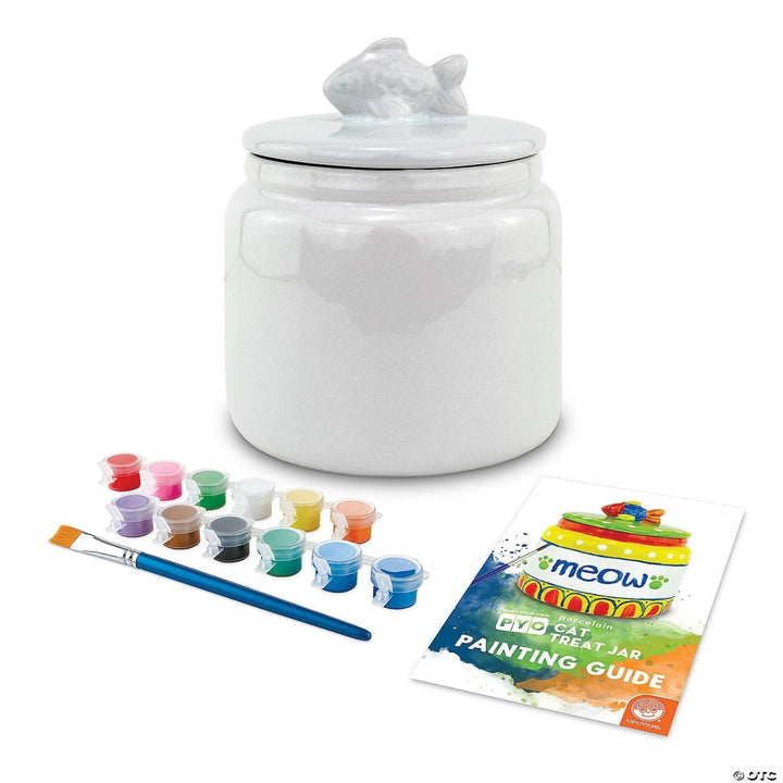 *Paint Your Own Porcelain: Cat Treat Jar-Craft Activity-Tools 4 Teaching-Classroom Decor and More